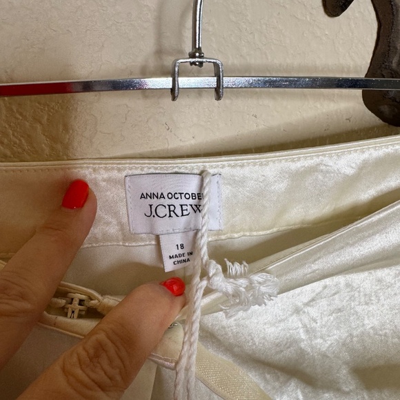 NWT J Crew x Anna October Textured Satin suit - Picture 5 of 12